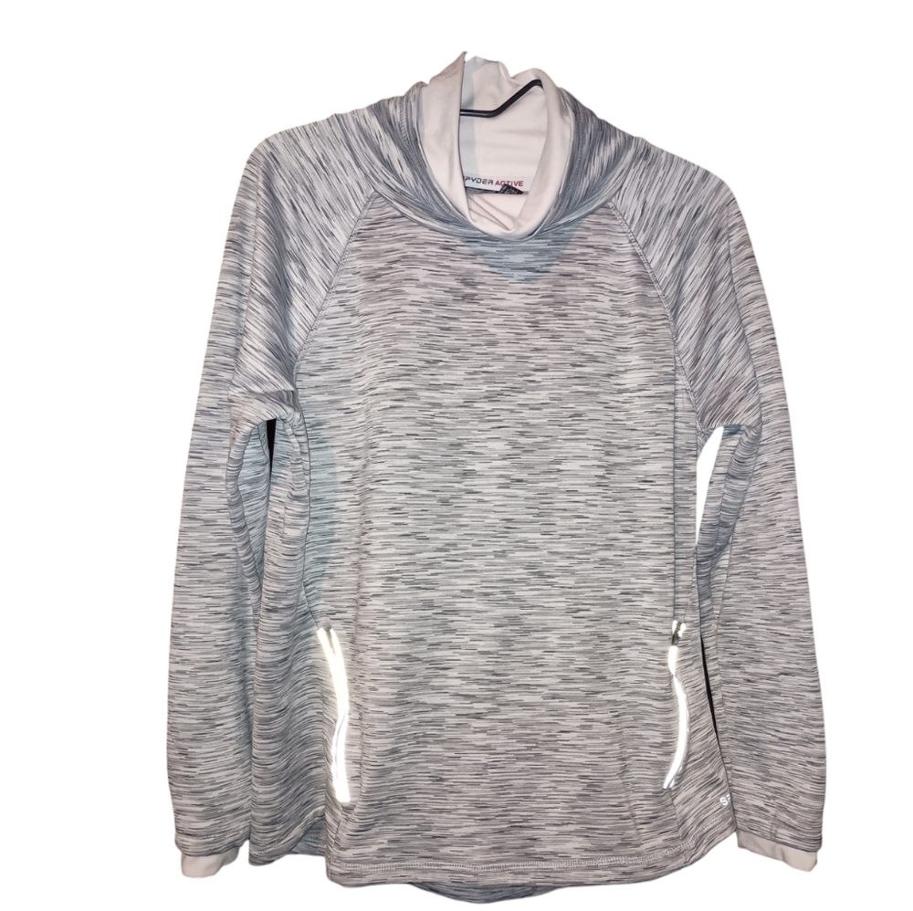 Spyder Active Mock Layer Pullover Fleece Top Size XL